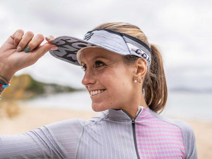 Compressport Unisex's Visor Ultralight Grey Melange - CU00005B_101_0TU