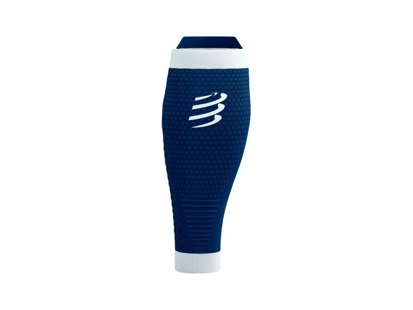Compressport Unisex's R2 3.0 Calf Sleeve - Blue/White