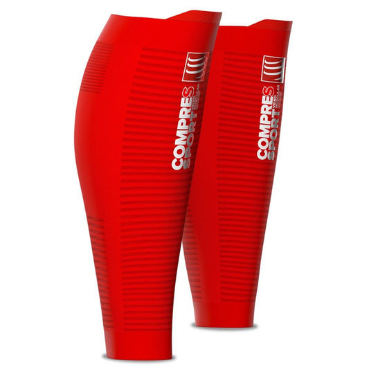 COMPRESSPORT R2 OXYGEN CALF SLEEVES - RED