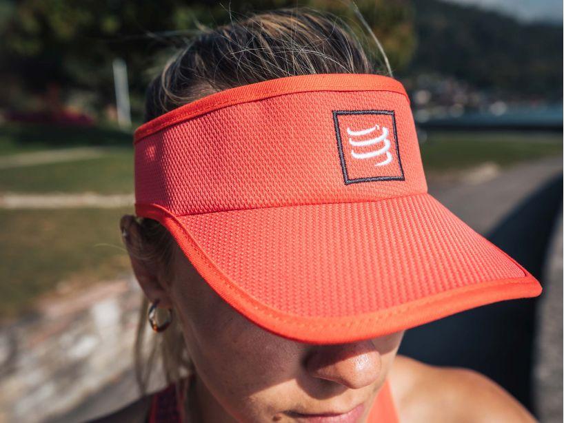 Compressport Unisex's Running Visor Coral - CU00054B_401_0TU