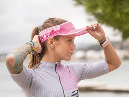 Compressport Unisex's Visor Ultralight Pink - CU00005B_350_0TU