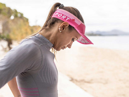 Compressport Unisex's Visor Ultralight Pink - CU00005B_350_0TU
