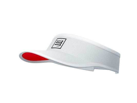 Compressport Unisex's Running Visor White - CU00054B_004_0TU