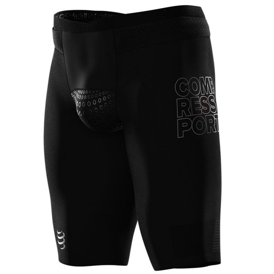 COMPRESSPORT UNISEX TRIATHLON UNDER CONTROL SHORT - BLACK