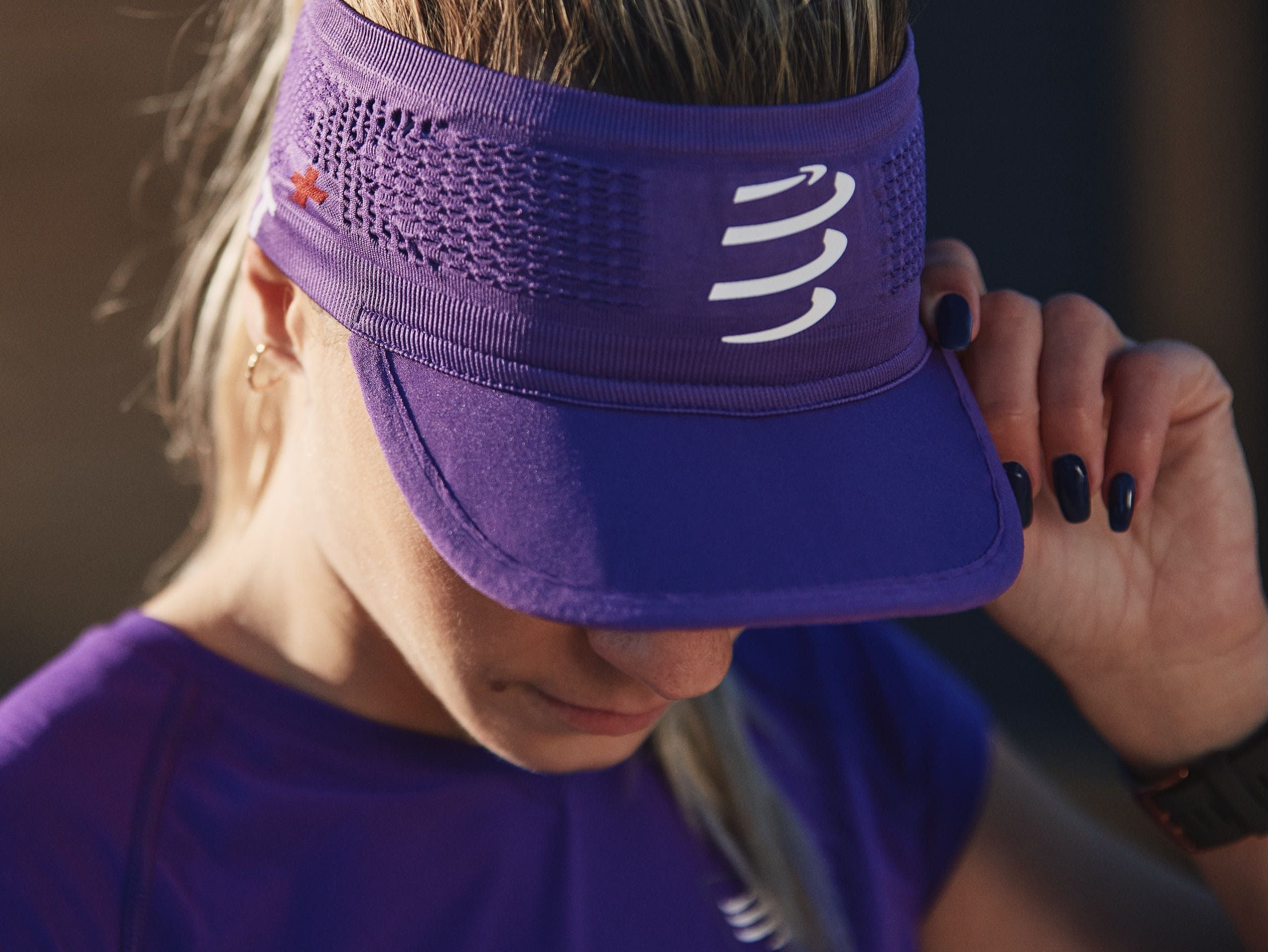Compressport Unisex's Spiderweb Headband ON/OFF Tillandsia Purple - CU00006B_367