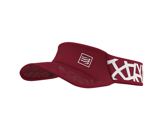 Compressport Unisex's Spiderweb Ultralight Visor:Zinfandel - SULVISOR_306