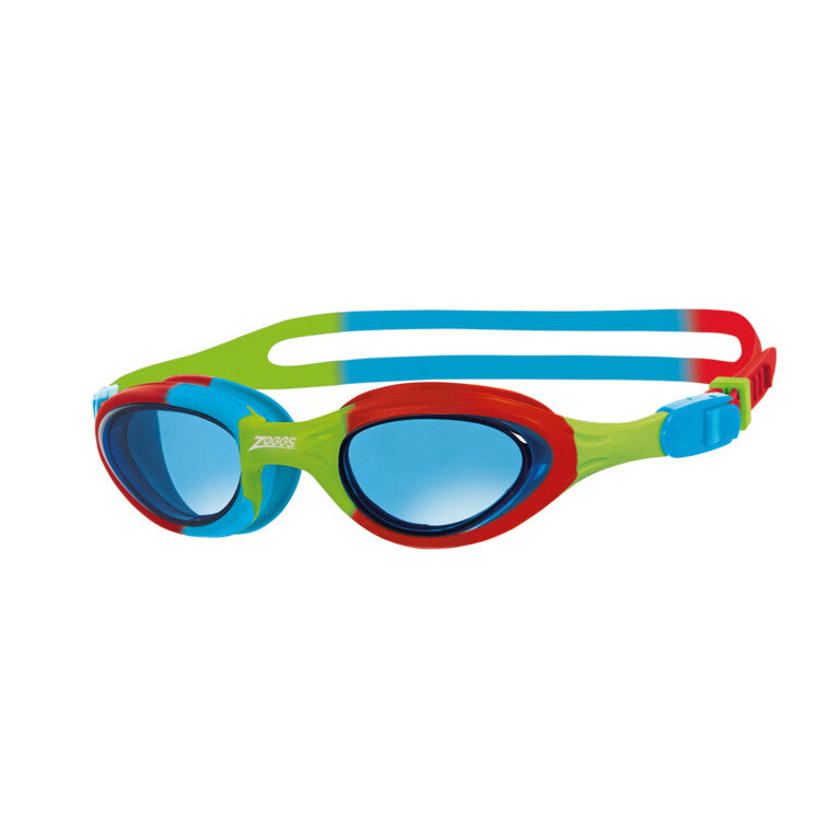 ZOGGS Super Seal Junior - Red/Blue - Tinted Blue Lens