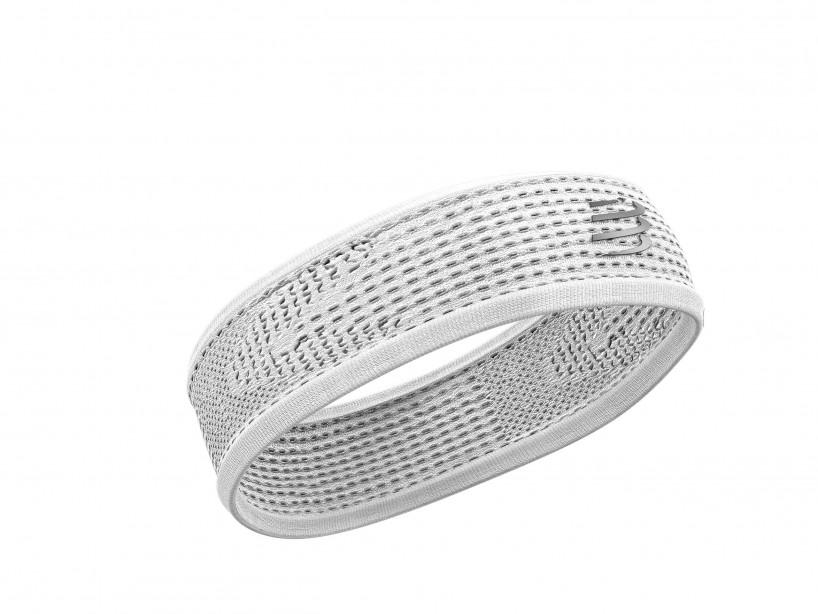 Compressport Unisex Thin Headband ON/OFF White - CU00010B_001_0TU
