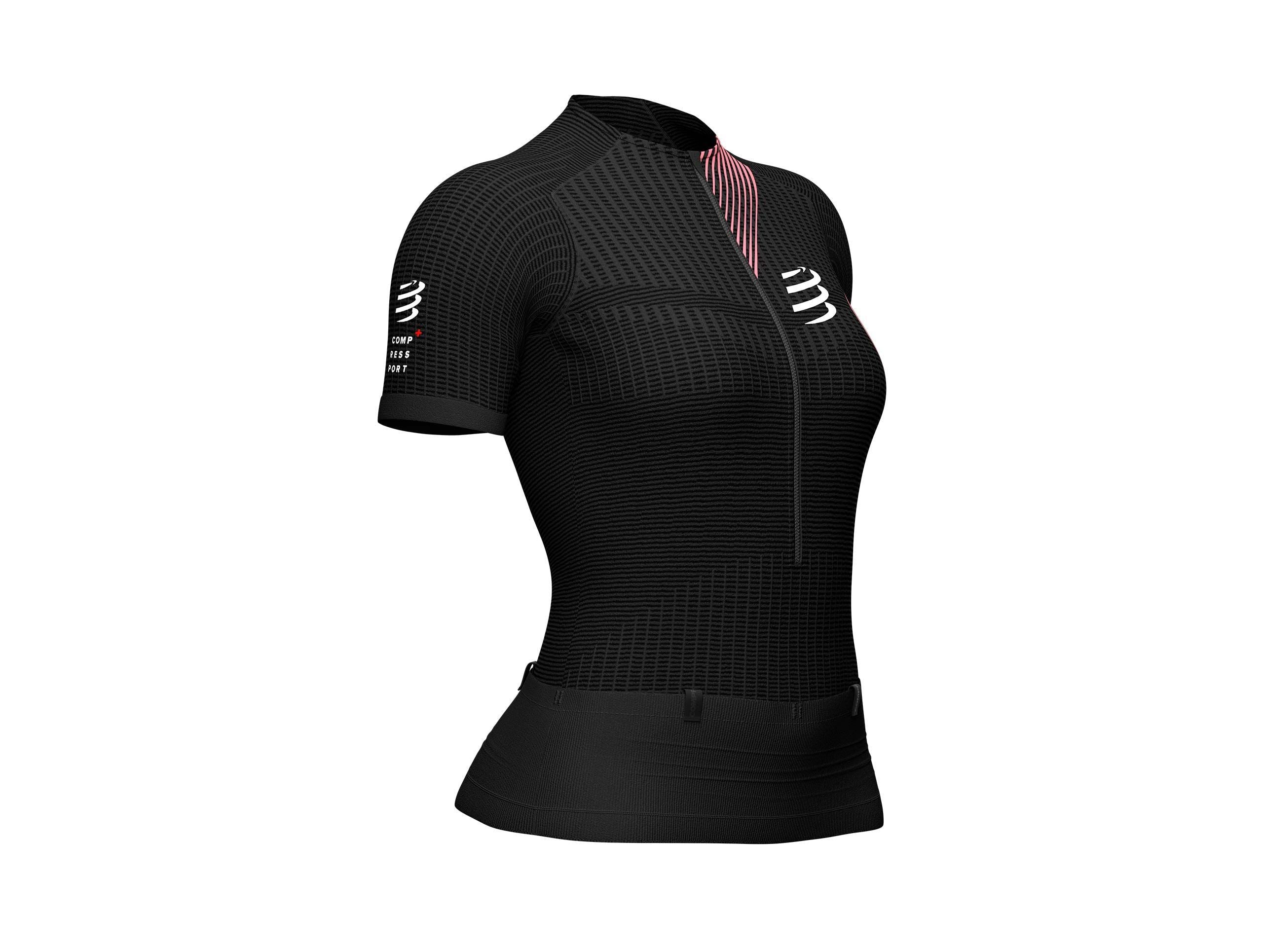 Compressport Women's Trail Postural SS Top - Black ( AW00089B_990 )