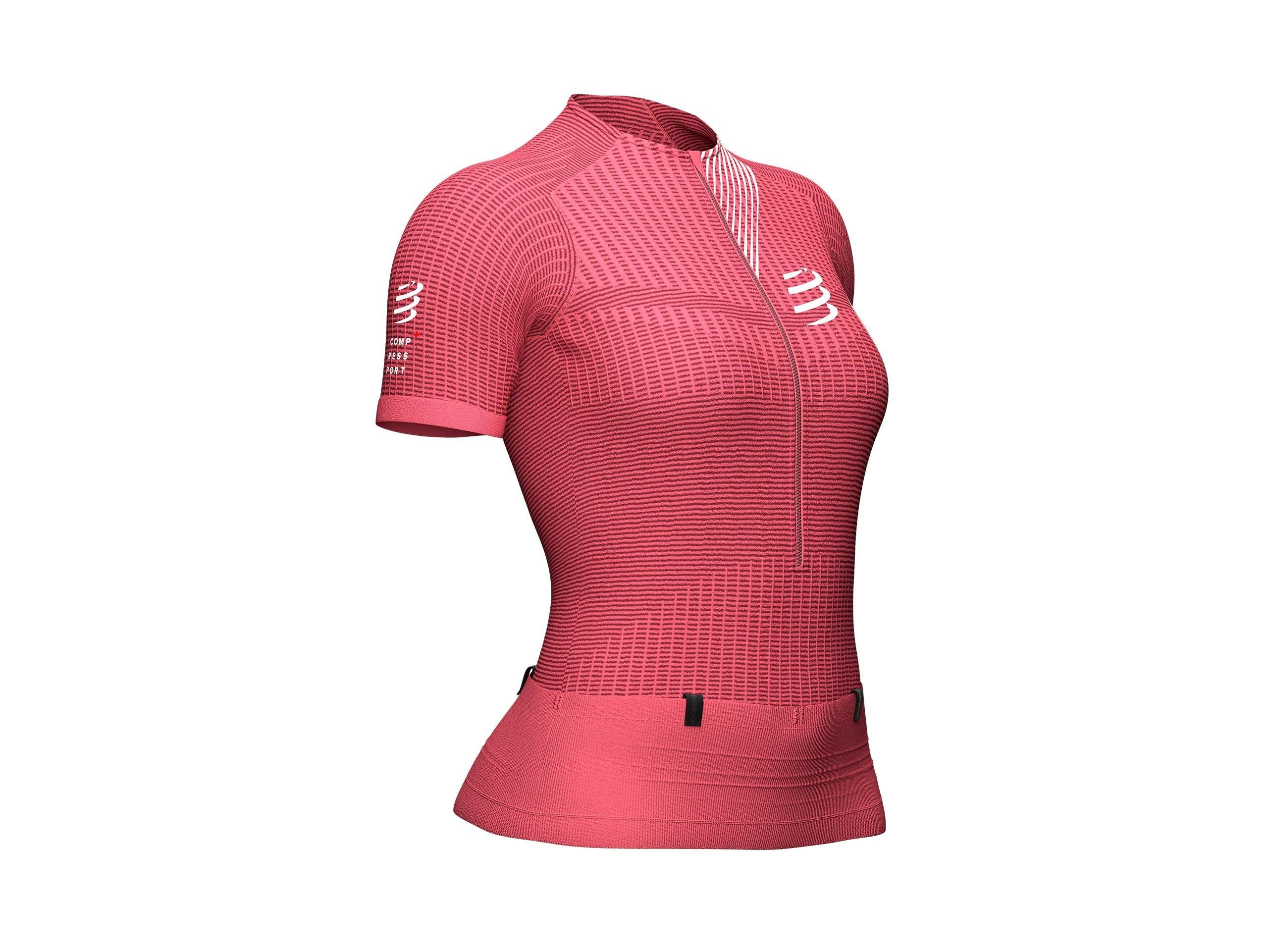 Compressport Women's Trail Postural SS Top - Granet Rose ( AW00089B_357 )