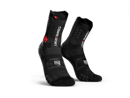 Compressport Unisex Pro Racing Socks v3.0 Trail Smart Black - TSHV3-9999