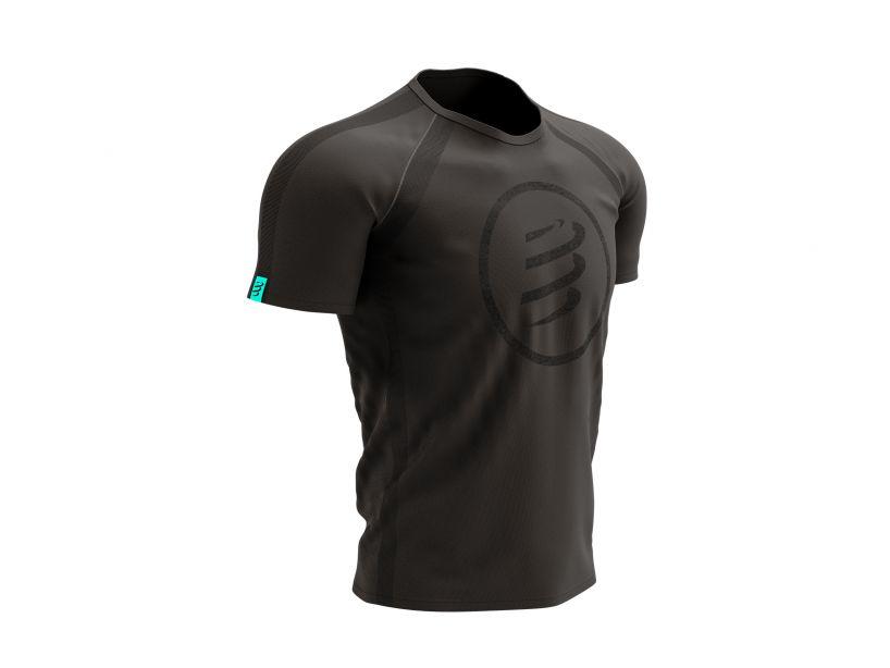 Compressport Men's Training Tshirt SS - Black Edition 2021:Black - AM00146L_990