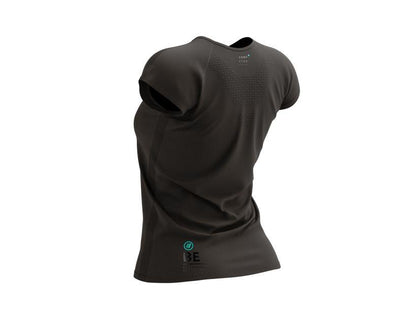 Compressport Women's Training Tshirt SS Black Edition 2021:Black - AW00108L_990
