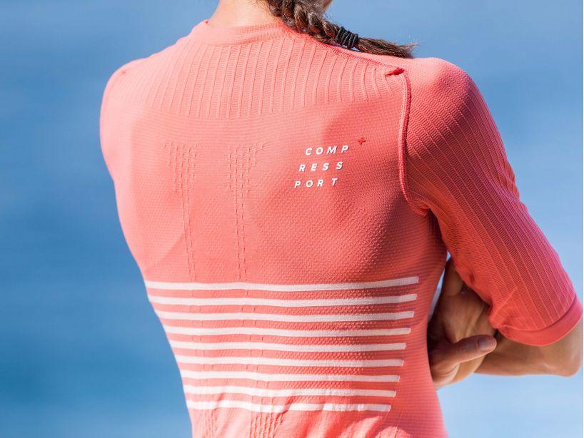 Compressport Women's Tri Postural SS TOP : Coral - AM00091B_401