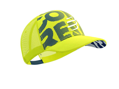 Compressport Unisex's Trucker Cap - Evening Primrose/Estate Blue