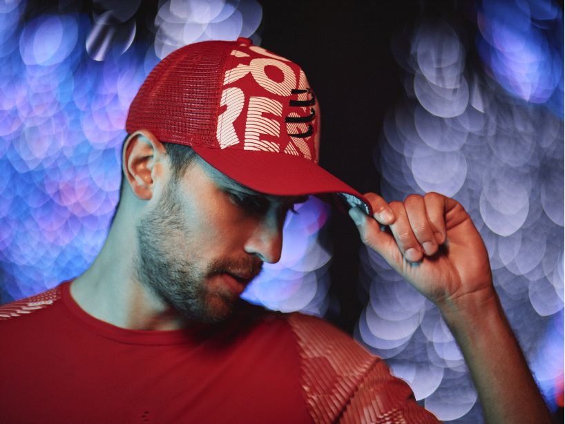 Compressport Unisex's Trucker Cap - Red/White