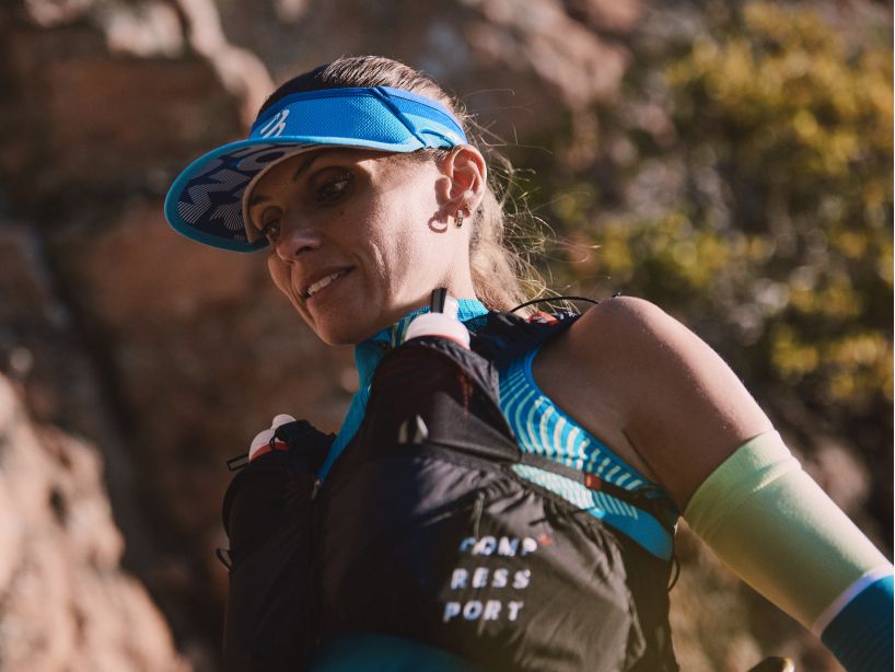 Compressport Unisex's Visor Ultralight - Hawaiian Surf