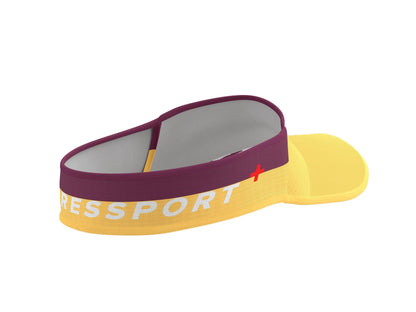 Compressport Unisex's Ultralight Visor:Honey Gold/Zinfandel - CU00005B_705