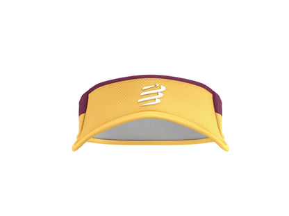 Compressport Unisex's Ultralight Visor:Honey Gold/Zinfandel - CU00005B_705