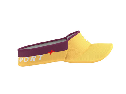 Compressport Unisex's Ultralight Visor:Honey Gold/Zinfandel - CU00005B_705