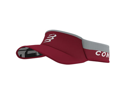 Compressport Unisex's Ultralight Visor:Zinfandel/Dark Grey - CU00005B_306