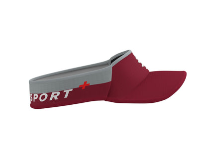 Compressport Unisex's Ultralight Visor:Zinfandel/Dark Grey - CU00005B_306