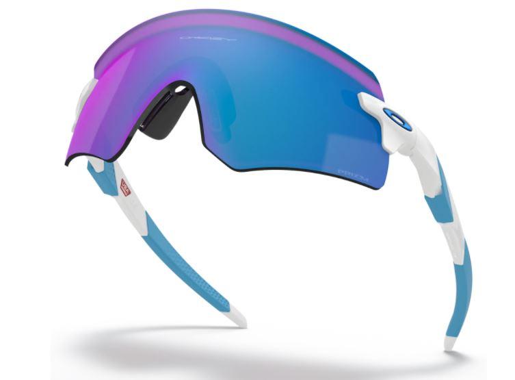 Oakley Encoder Polished White Frame - Prizm Sapphire Lenses